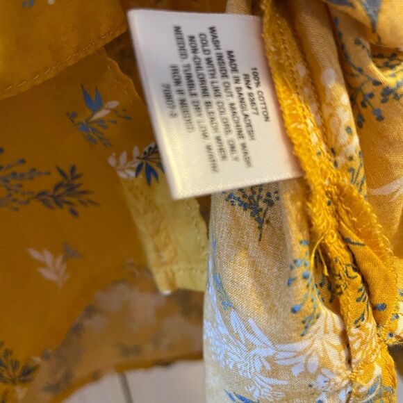 St. John’s Bay Women’s Floral Long Sleeved Cotton Button Up Tops XL Gorgeous! - Picture 7 of 15